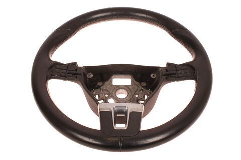 Volant kožený tříramenný multifunkční 3C8419091BE