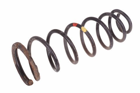 Pružina tlumiče zadní (označení: červená - žlutá)