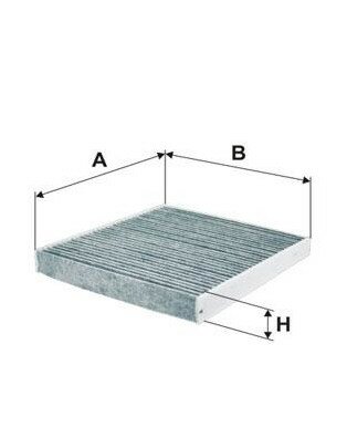 Kabinový filtr s aktivním uhlím FILTRON