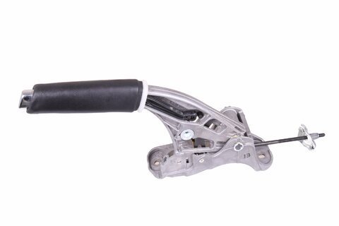 Páka parkovací brzdy s koženou rukojetí 5E0711301D