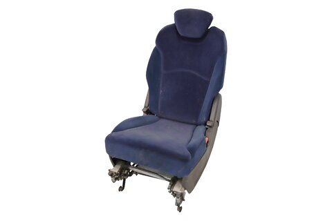 Sedačka 2/3. řady (levá/pravá) komplet modročervená (blue velvet) - COL-139