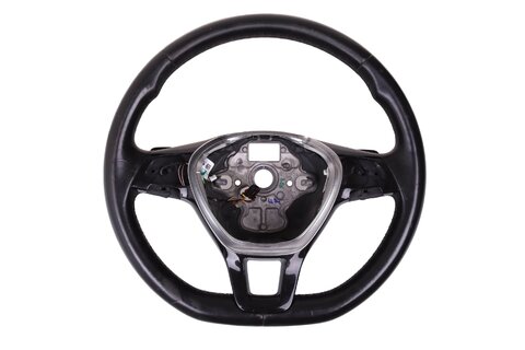 Volant kožený tříramenný multifunkční s pádly 5G0419091AC