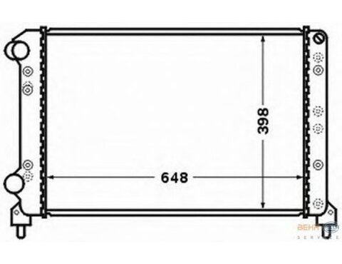 Chladič 1.4, 1.6, 1.9D ( AC) orig.