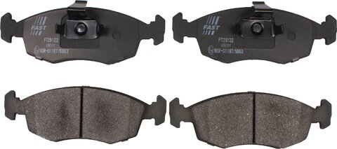 Brzdové destičky přední