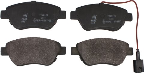 Brzdové destičky přední