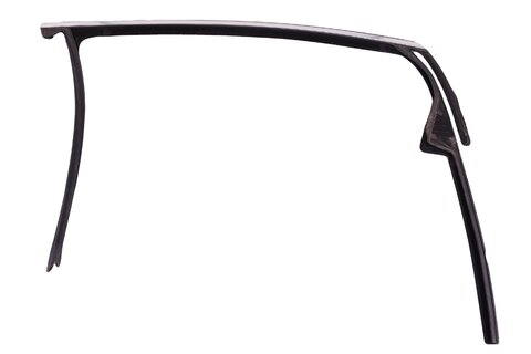 Vodící lišta skla předních dveří pravá P chrom - 13347238