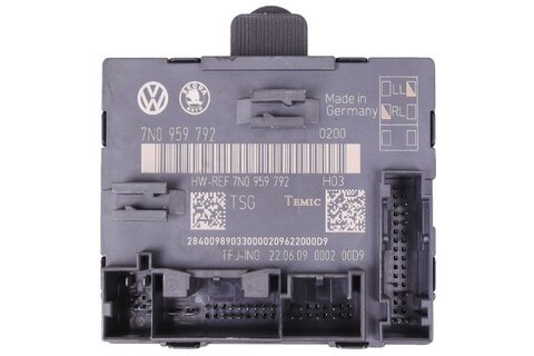 Řídící jednotka dveří přední pravá 7N0959792