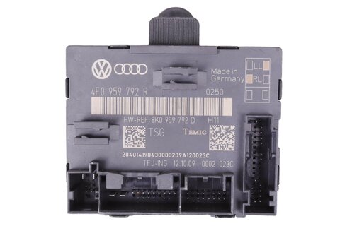 Řídící jednotka dveří přední pravá 4F0959792R