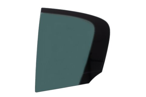 Sklo boční zadní kufr tm.zelené levé SEDAN 3C5845215C