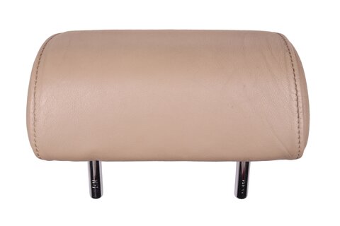 Hlavová opěrka zadní střed béžová kůže 4F0885975L9P9