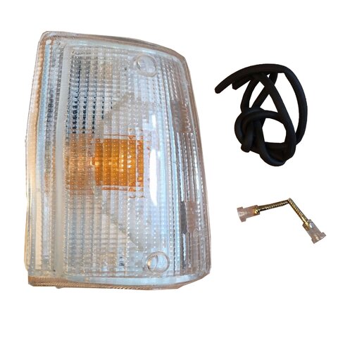 Blikač přední bílý komplet 83-89 pravý P