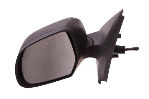 Levé zpětné zrcátko manuálně ovládané krátké - nelakovací (černé)