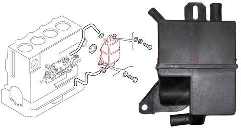 Odvzdušnění klikové hřídele (originál)