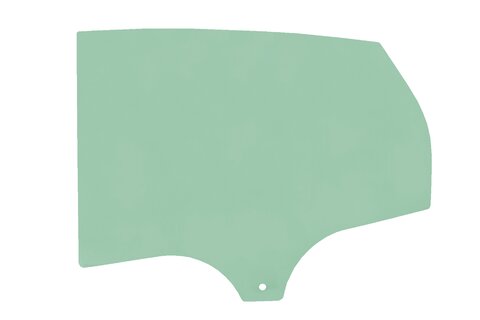 Sklo boční zadní levé zelené hatchback BM51-A25713-AB