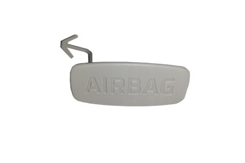 Ozdobná krytka airbag šedá 5JA853437Y20