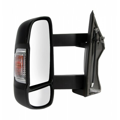 Levé zpětné zrcátko elektricky ovládané střední s čidlem (140 mm)