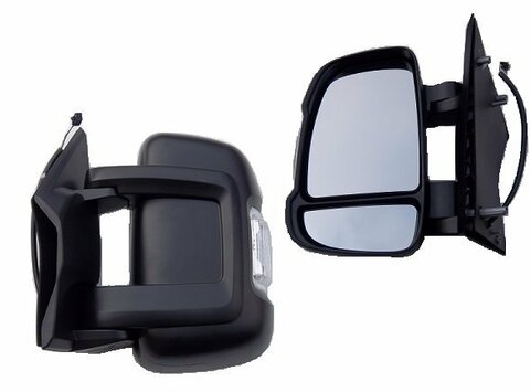 Zrcátko zpětné levé L elektricky ovládané krátké s čidlem (80 mm)