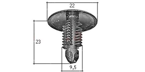 Plastová příchytka měkká (10ks)