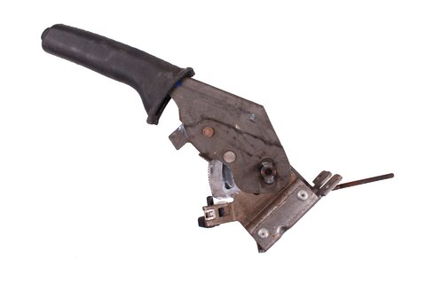 Páka parkovací brzdy (ruční brzda) modrý interiér