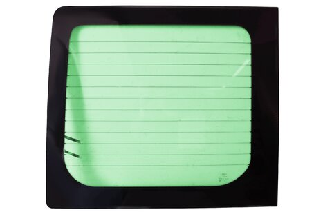 Sklo levých křídlových dveří (vyhřívané, zelené, 74 x 64 cm) YC15-V42005-AK