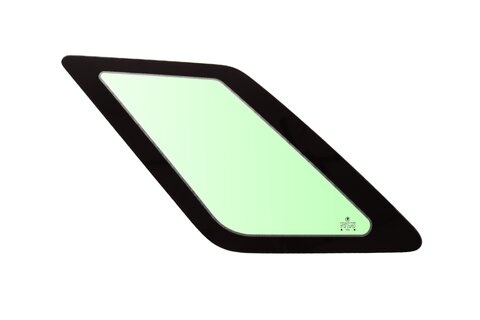 Sklo boční levé zadní kosodelník zelené combi 6U9845297A