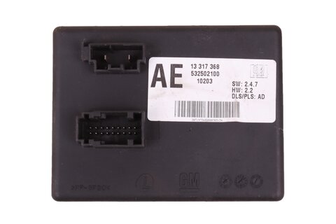 Řídící jednotka zadního osvětlení (AE, TM) 13317368