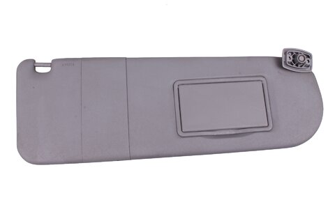 Sluneční clona pravá tmavá šedá se zrcátkem (stínítko)