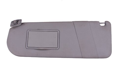 Sluneční clona levá tmavá šedá se zrcátkem (stínítko)