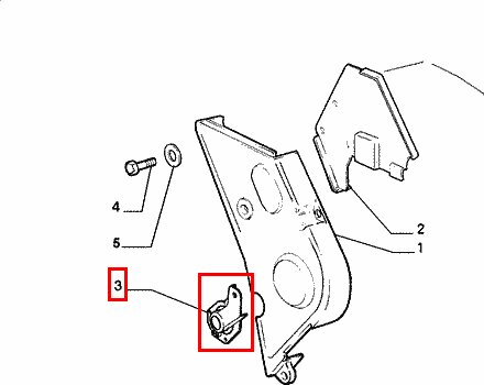 Kryt rozvodu spodní orig.