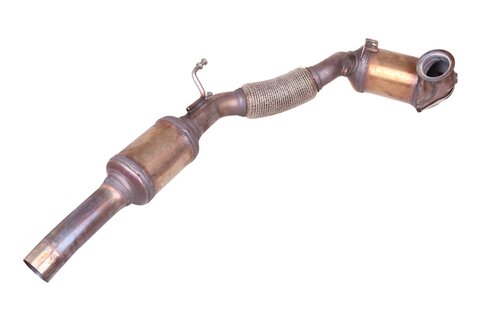 Výfuková trubka s katalyzátorem a filtrem pevných částic 5Q0254505T