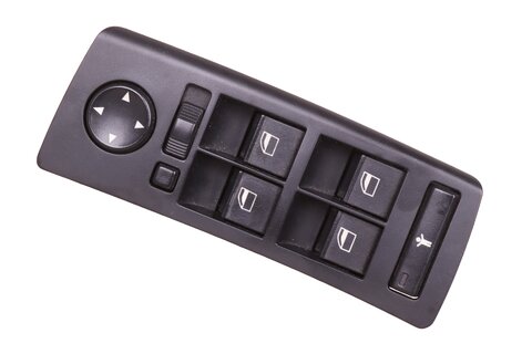 Tlačítka stahování oken přední levé pro el. sklopná zrcátka 61316962506