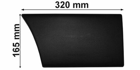 Lišta boční před kolem - dlouhý/střední rozvor pravá P