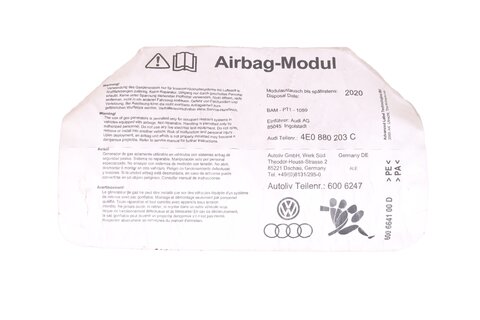 Airbag spolujezdce 4E0880203C