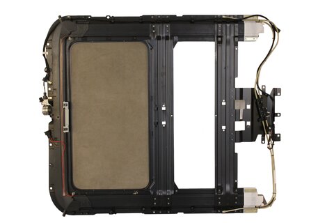 Střešní okno solární komplet alcantara platinová 4E0877255C9DQ