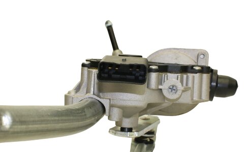 Mechanismus předních stěračů s motorem