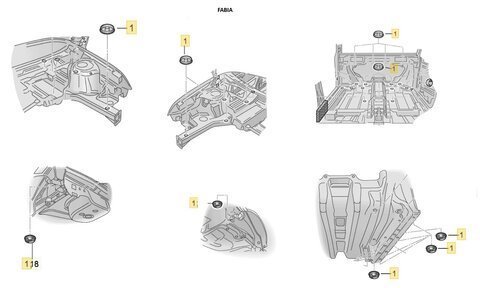 Ucpávka karoserie 30 mm - N10226501 N10034401 N10115101