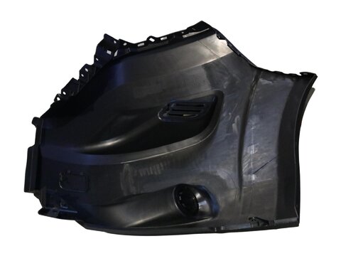 Roh předního nárazníku pravý (černý) 2014 -