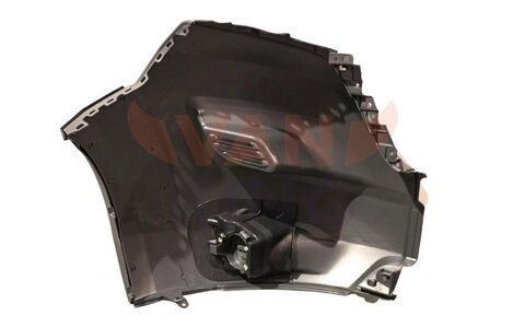 Roh předního nárazníku šedý levý 2014- (s plastovými lemy)