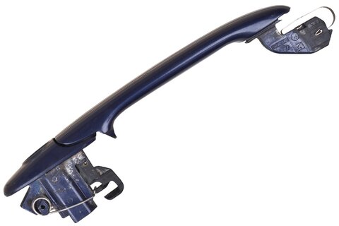 Vnější klika pravých předních dveří - (lakovací, pro klíč) 7M3837208