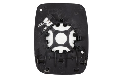 Levé sklo zpětného zrcátka s plastovým držákem