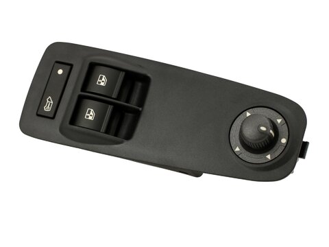 Tlačítka ovládání oken levé + lock + joystick černé, černý konektor