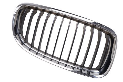 Mřížka kapoty (ledvinka) pravá černá   chrom 2007- 51137201968