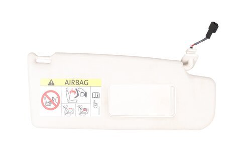 Sluneční clona pravá (stínítko) s osvětlením (bílá St. Tropez) 3AA857552HPC3