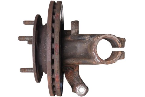 Přední těhlice s ložiskem a brzdovým kotoučem - levá BK21-3K186-AF