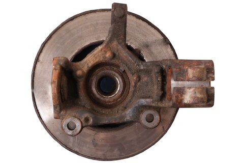 Přední těhlice s ložiskem a brzdovým kotoučem - levá BK21-3K186-AF