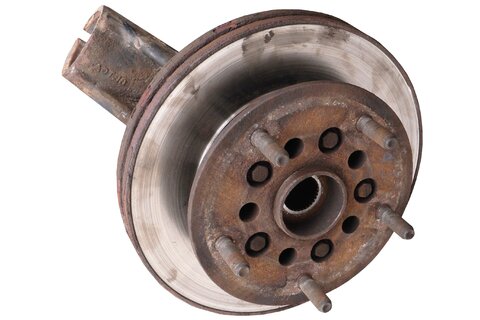 Přední těhlice s ložiskem a brzdovým kotoučem - pravá BK21-3K185-AF