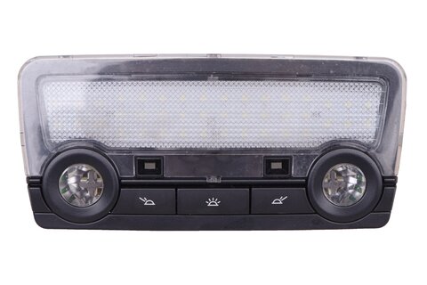 Stropní vnitřní světlo zadní střed černé 63319163699