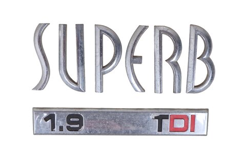 Nápis Superb 1.9 TDI  3U5853687C