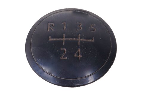 Plaketka hlavice řadící páky (1-5,R) 7E0711144G