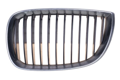 Mřížka kapoty (ledvinka) levá černá   chrom 51137077129